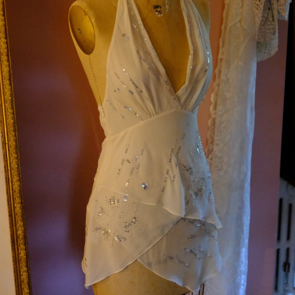 Silk Fairy Sparkle Halter Top